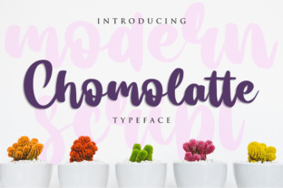 Chomolatte: A Modern Script for Striking Design