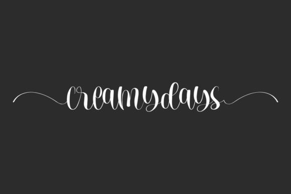 Creamydays: Elevating Brand Identity with Elegant Calligraphy