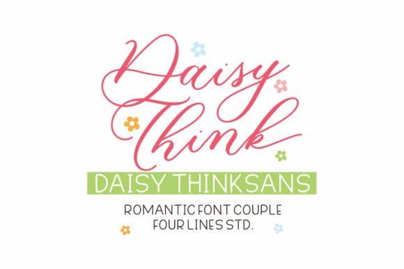 Daisy Think: A Font Pairing for Chic & Cheery Design
