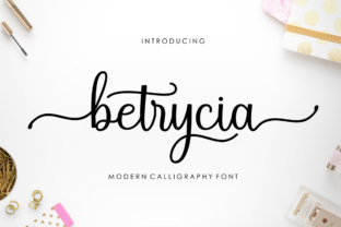 Discover Betrycia: The Modern Calligraphy Script for Impactful Design