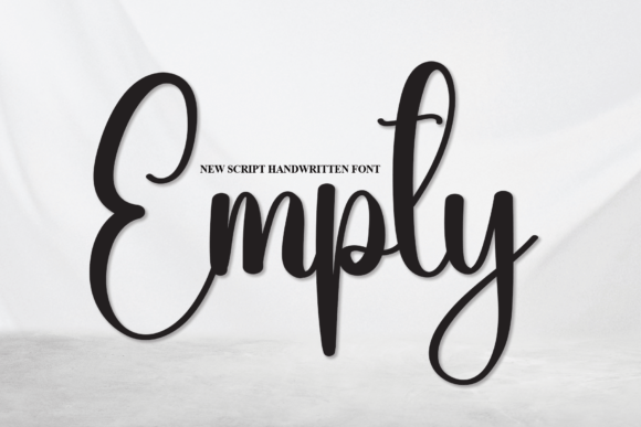 Empty: The Handwritten Script for Personal Design