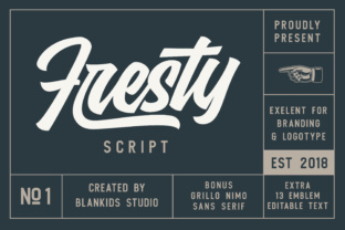 Fresty: Elevate Your Branding with Elegant Script