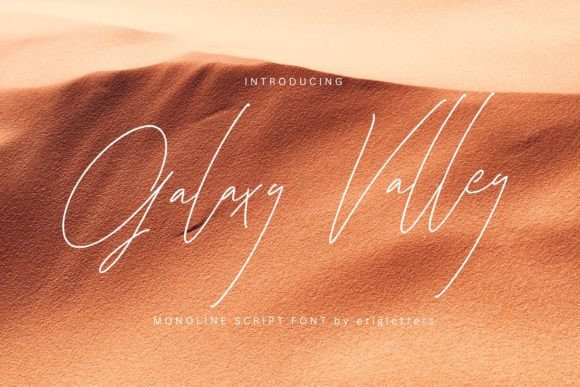 Galaxy Valley: Elevating Design with Elegant Typography