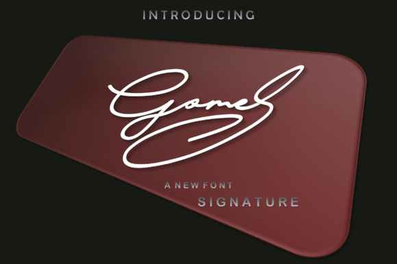 Gomes: Your Friendly Handwritten Font for Creative Design