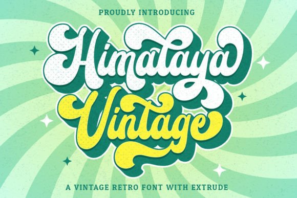 Himalaya Vintage: A Retro Script for Modern Design