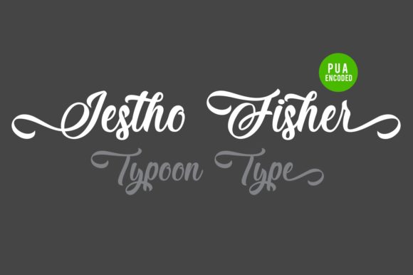 Jestho Fisher: A Handwritten Script Font for Elegant Branding