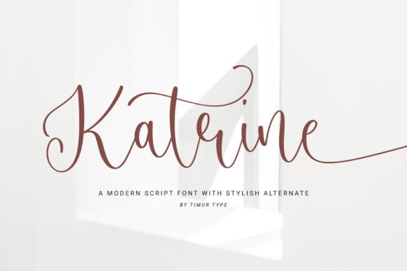 Katrine: A Modern Script Font for Warm Branding