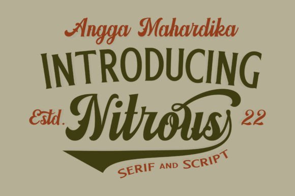 Nitrous: A Font Duo for Timeless Branding