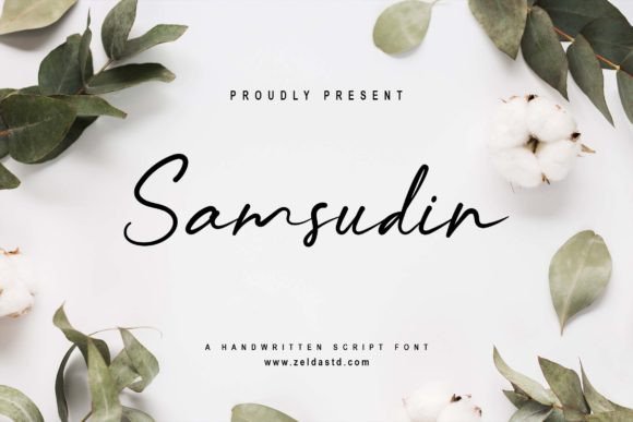 Samsudin: Authentic Handwritten Font for Bold Designs