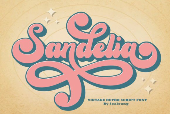 Sandelia: A Retro Script Font for Modern Design