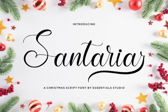 Santaria: The Handwritten Script Font Elevating Modern Design