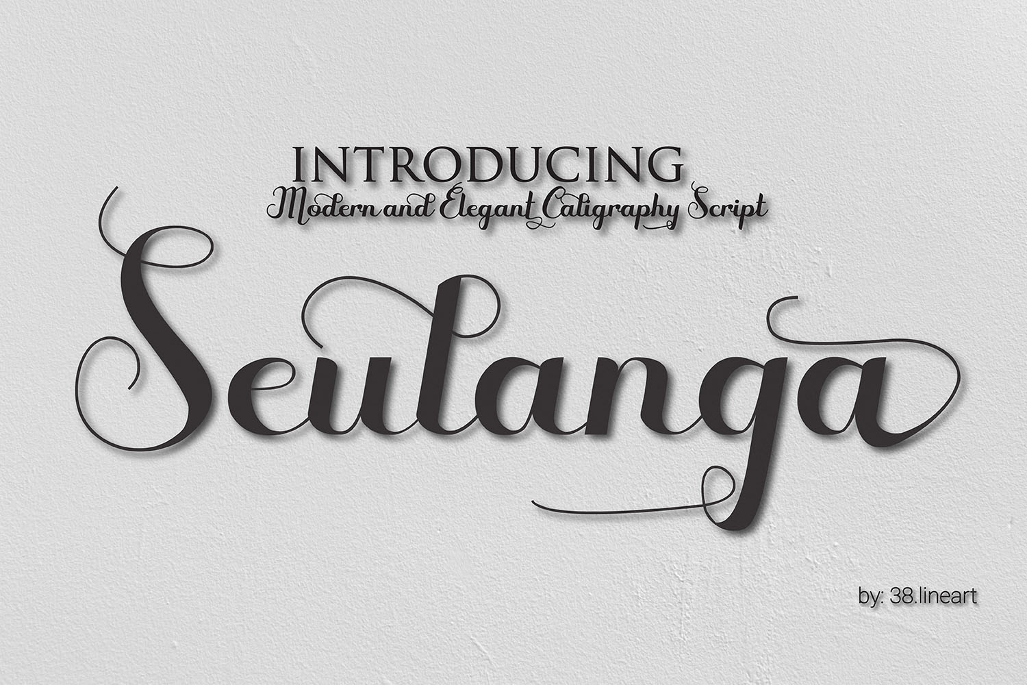 Seulanga: Elevate Your Designs with Modern Calligraphy