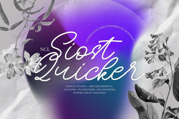 Siost Quicker: A Modern Script for Bold Visual Storytelling