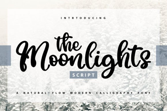 The Moonlights: A Modern Handwritten Font for Joyful Design