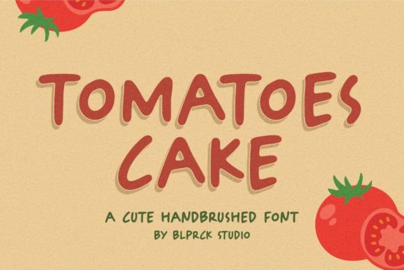 Tomatoes Cake: A Modern Script Font for Elegant Design