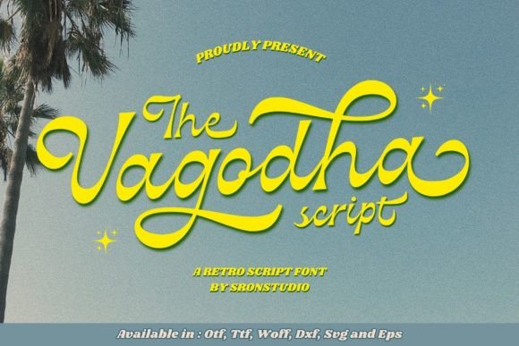 Vagodha: A Retro Script Font with Modern Impact